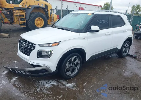 2022 Hyundai Venue Sel из США, поврежденный, VIN KMHRC8A35NU203869